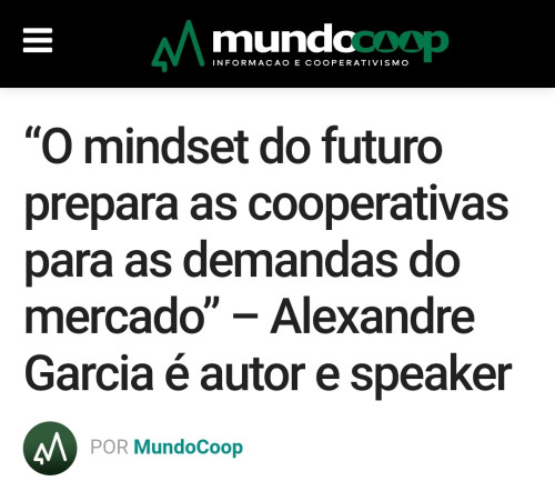Por que entender o MINDSET do futuro? [Mundo Coop]