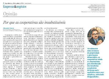 Por que as cooperativas são insubstituíveis