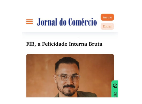 FIB, a Felicidade Interna Bruta [Jornal do Comércio]