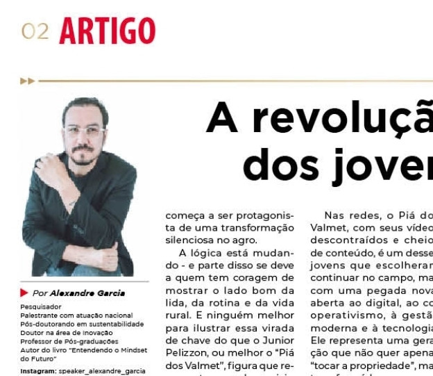 A revolução silenciosa dos jovens no agro   [O Jornal - Concórdia]
